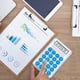 thumbnail image 4 of Calculadora de escritorio de 8 dígitos con botones grandes de caramelo | Diseño transparente y atractivo para estudiantes y la escuela | Mini calculadora portátil para oficina y hogar, 4 of 8