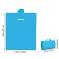 thumbnail image 3 of 59''x79'' Sandproof Waterproof Picnic Blanket, Beach Mat for Outdoor Camping Hiking Park, Portable with Tote Bag, Non-stick Sand & Grass, Foldable for Indoor Outdoor Use, Blue, 3 of 7