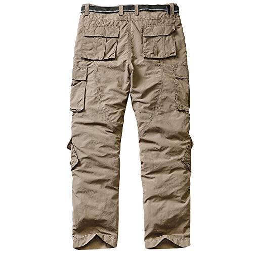 Men's Cargo Trousers Multi Pockets Military Style Tactical Pants Plus Size  Cotton Men's Outwear Straight Cargo Pants Pa49 | Fruugo NZ