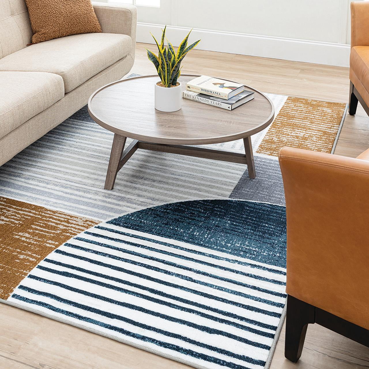 Mohawk Home Rehoboth Area Rug, Blue, 7' 6" x 10'