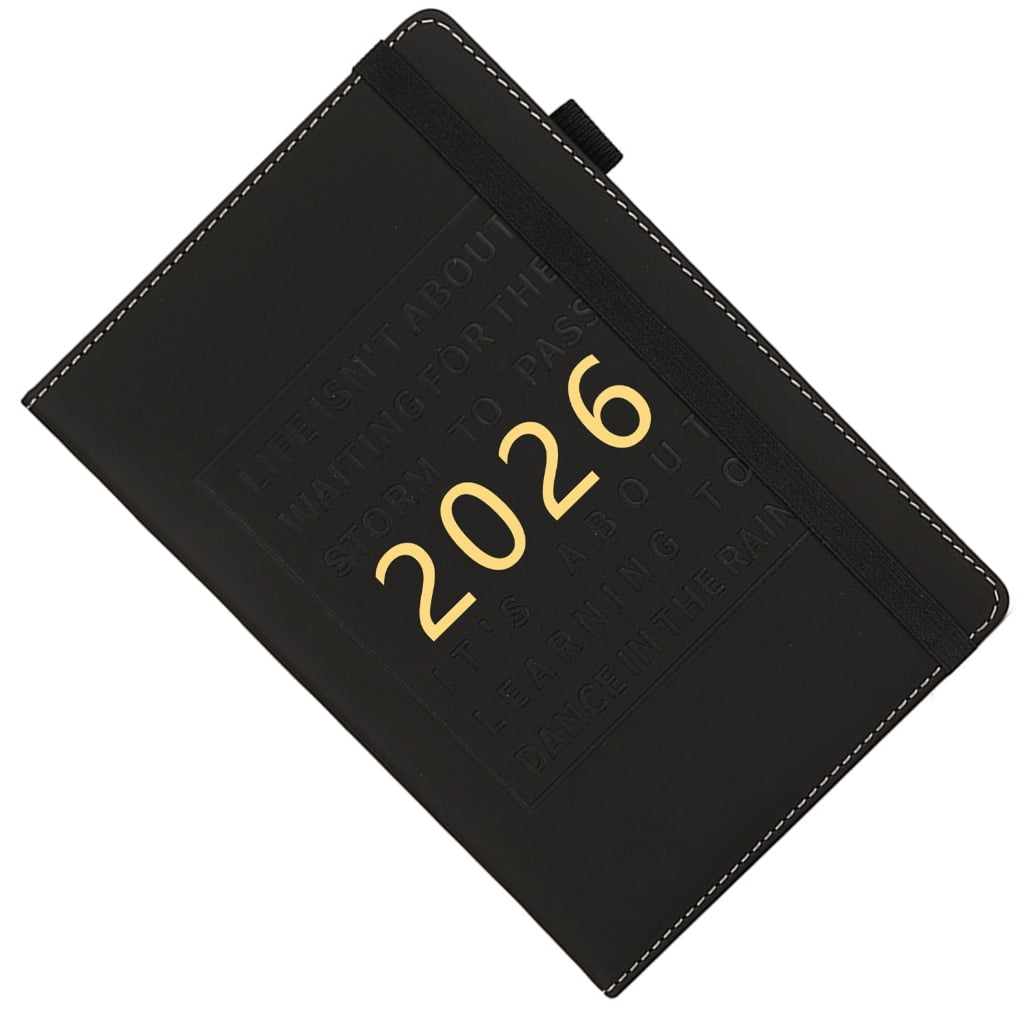 2025 Weekly Monthly Planner Leather Planner Notebook 2025 Journal Academic Diary