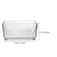 thumbnail image 3 of Shisuyan 2Pcs Acrylic Storage Containers Durable Tea Bag Snack Storage Boxes (Transparent), 3 of 8