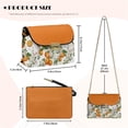 thumbnail image 7 of KUIFORTI Orange Crossbody Bag for Women Trendy Leather Lightweight Medium Shoulder Handbags Hard-Wearing Purse Shoulder Bags with Chain Strap for Day & Night, 7 of 7