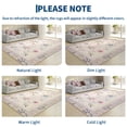 thumbnail image 2 of Garvee 5'x7' Floral Area Rug Modern Print Bordered Carpet, Washable Rug Non Slip Indoor Floor Mat for Living Room Bedroom Dining Room, Beige, 2 of 6