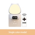 thumbnail image 2 of Remote Control Night Light Smart Rotating Meow Light Plug-In Bedside Lamp For Baby Nursery  Kids Room, 2 of 11