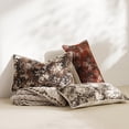 thumbnail image 6 of SUSIELADY Floral Pillow Cover 20 x 12 Inches – Vintage Chenille Rectangular Throw Pillow, Soft Decorative Farmhouse Accent for Couch Sofa Living Room Bedroom, 1 Piece, Coffee Brown, 6 of 6