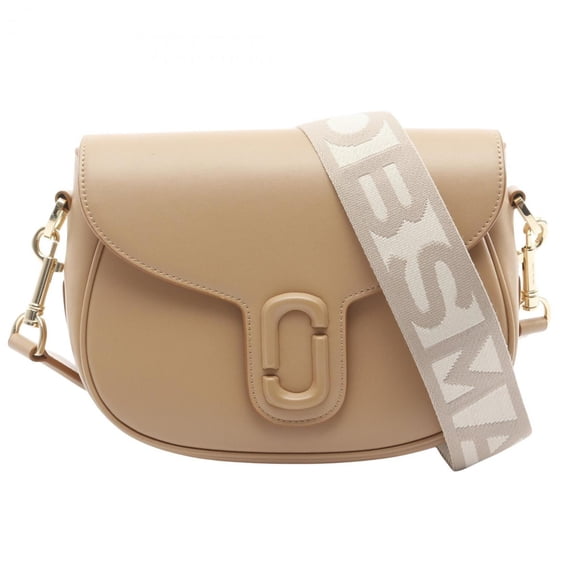 Pre-Owned Marc Jacobs The J Saddle Bag, Women's Leather Shoulder Beige, 2S3HMS002H03 (Good)