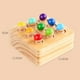 thumbnail image 3 of Arco Iris De Madera Amigos Peg Dolls Juguete Bloque De Madera Colorido Socket Cilindro Para Niños Moyic FN002811-00, 3 of 6
