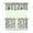 Floral, variant on Gothic Tier Curtains for Kitchen - 3 PC Dark Astral Eclipse & Lunar Design, Farmhouse Rod Pocket Short Curtains with Valance (54x18 + 27.5x24 Inch), Machine Washable