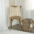 thumbnail image 2 of Donny Osmond Stripe 20" x 20" Poly Filled Pillow with Cotton Canvas Cover-Beige, 2 of 5