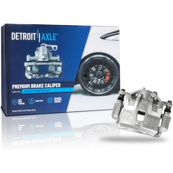 Detroit Axle - Front Left Disc Brake Caliper with Bracket Replacement for 2013-2016 Hyundai Elantra Coupe