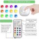 thumbnail image 4 of Closet Lights, 13 Colors Wireless Under Cabinet Lights With Remote Control, Dimmable Led Night Lights, 6 Pack, 4 of 4