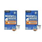 Awaken Your Senses with Maxwell House Breakfast Blend - 24 K-Cup Coffee Pods for a Blissful Morning Brew.