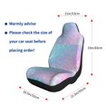 thumbnail image 5 of Pofeuu Fantasy Gradient Print Automotive Car Seat Covers Flat Cloth Full Set Seat Covers,Car Seat Covers front seats for Cars Trucks and SUVs-2 PCS, 5 of 9