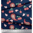 thumbnail image 2 of Soimoi Polyester Crepe Fabric Floral & Paisley Print Sewing Fabric Yard 52 Inch Wide, 2 of 3