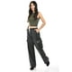 thumbnail image 5 of Pantalón cargo de piel sintética Roman Fashion /Juvenil, 2408 (Negro) negro M, 5 of 5