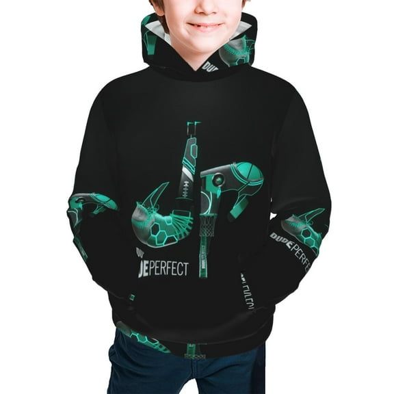 Perfect Dude Youth Hoodie Graphic Colorful Cool Kids Hooded Sweatshirts Kangaroo Pocket for Boys Girls Small