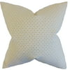 The Pillow Collection Nima Geometric Euro Sham Linen