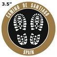 thumbnail image 2 of Camino De Santiago, Spain Hiking Boots Decorative Car Truck Decal Window Sticker Vinyl Die-Cut Wildlife Travel Adventure Vacation Tourist Souvenir, 2 of 2