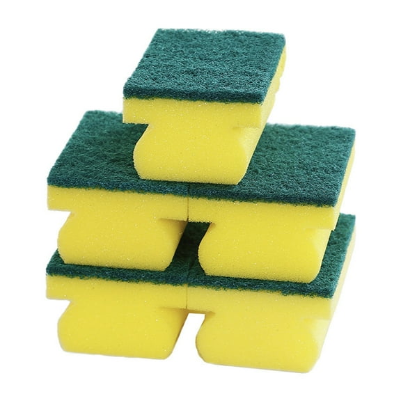 dajkiuy Natural Sponge by Scrubit - 5 Pcs - Biodegradable Kitchen Dishwashing Sponge - Eco Friendly Cleaning Sponges