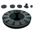 thumbnail image 1 of Water Fountain Solar Solar Fountain Plastic Black 1 Set for Outdoor Use, 1 of 6