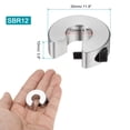 thumbnail image 2 of SBR12 Linear Rail Shaft Stop Collars with a Nickel Flat Head Wrench 4pcs, 2 of 6