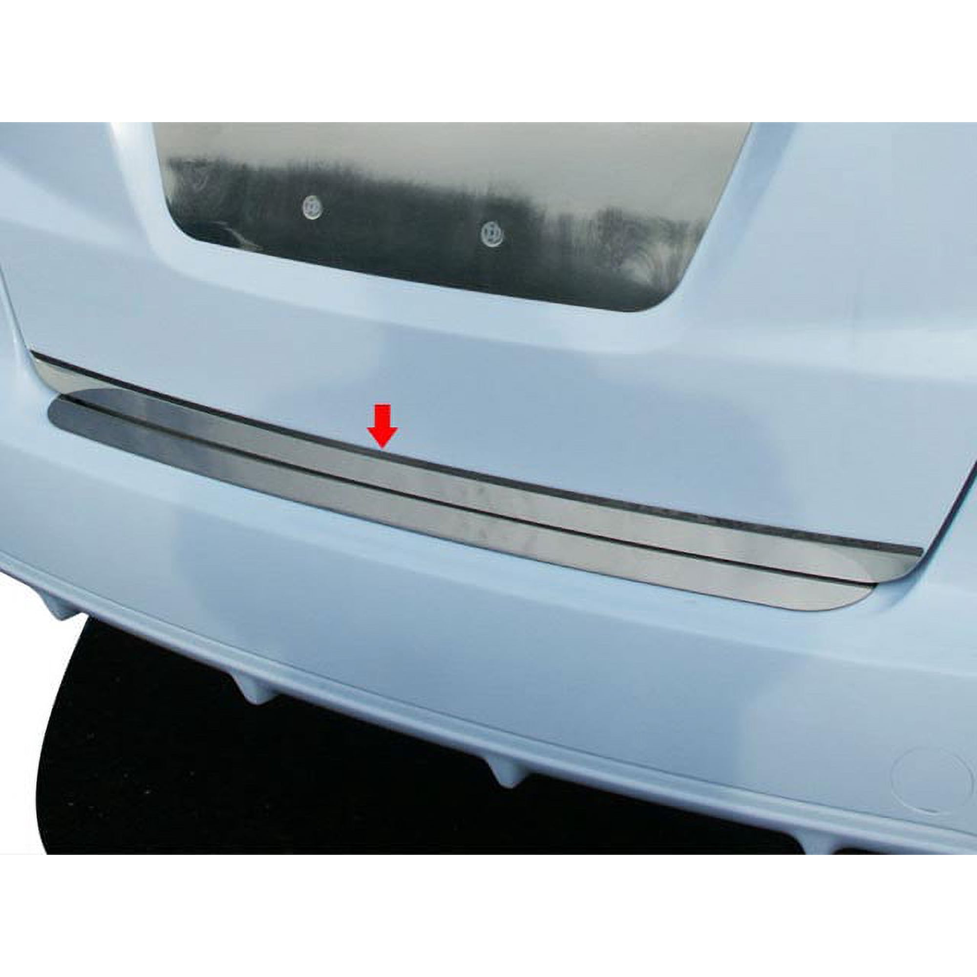Stainless Steel Rear Deck Accent 1Pc Fits 2009-2013 Honda Fit RD29220 QAA