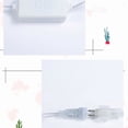 thumbnail image 4 of Pure White2 Unidades De Luz De Lluvia Meteor Serie 8 Tubos 30cm Solar esquí esquí Gafas de esquí, 4 of 5