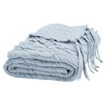 thumbnail image 2 of SAFAVIEH Delena Throw Blanket Light Grey, 2 of 2