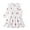 White, variant on Dresses for Toddler Girls Autumn Long Sleeve Round Neck Floral Print Party GownBig Youth Fashion Fashion Sundress Size 7-8 Years