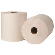 Renown Green Seal-Certified Hard Roll Towels, White, 8 In. X 800 Ft., 6 Rolls Per Case