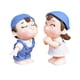 thumbnail image 1 of Mini Pareja Niños Niñas Bonsai perfecl DIY Craft Fairy Garden Decoración azul, 1 of 7