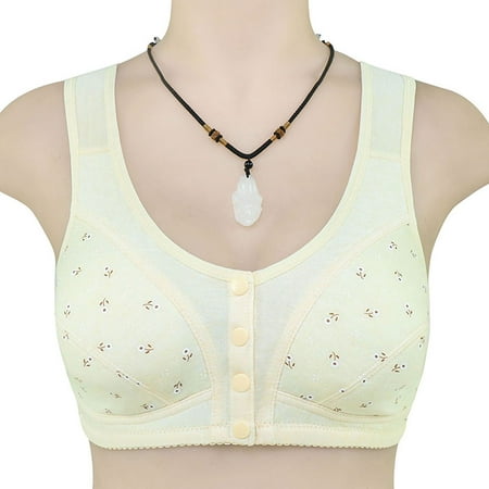 

Women s Adjustable Sports Front Closure Extra-Elastic Breathable Lace Trim Bra Note Please Buy One Or Two Sizes Larger