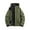 Army Green, variant on WTOBBY Men's Waterproof Breathable Hooded Jacket for Outdoor Sports - Windproof, Quick-Drying, Perfect for Hiking, Climbing, Fishing, and Hunting,Army Green L