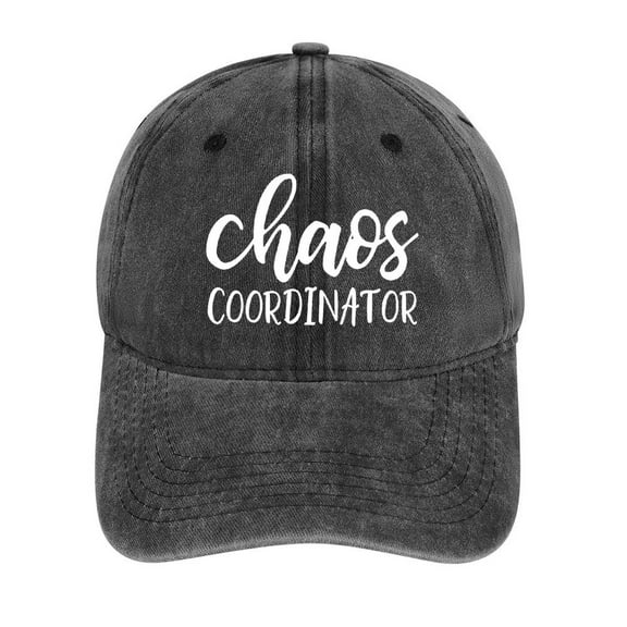 Chaos Coordinator Hat Adjustable Funny Fashion Unisex Baseball Cap For Men Women