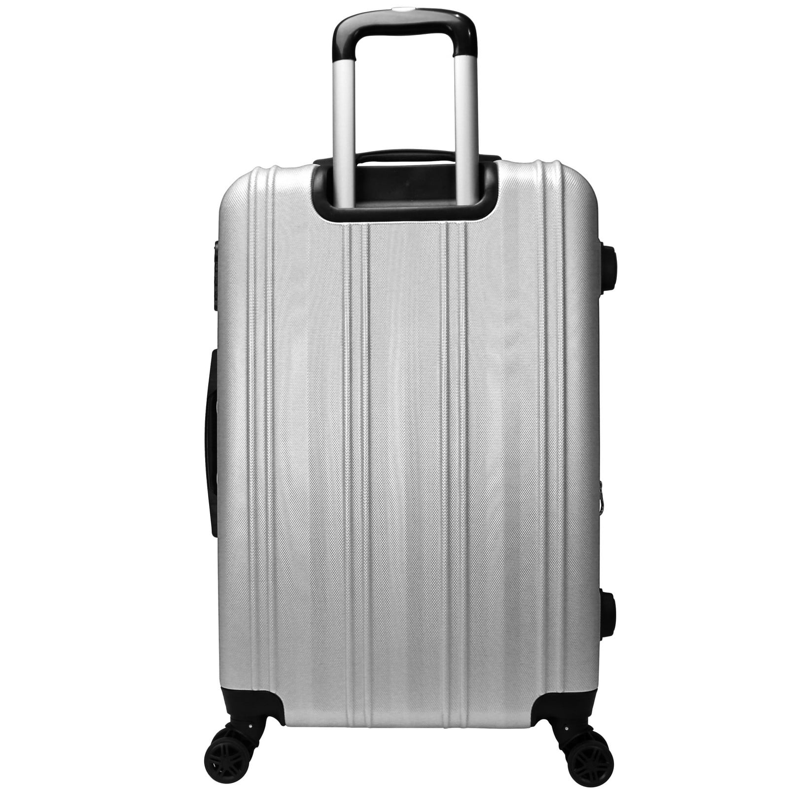 CalBags Kemyer Quest 25-Inch Hardside Lightweight Expandable Spinner Suitcase Luggage - Silver