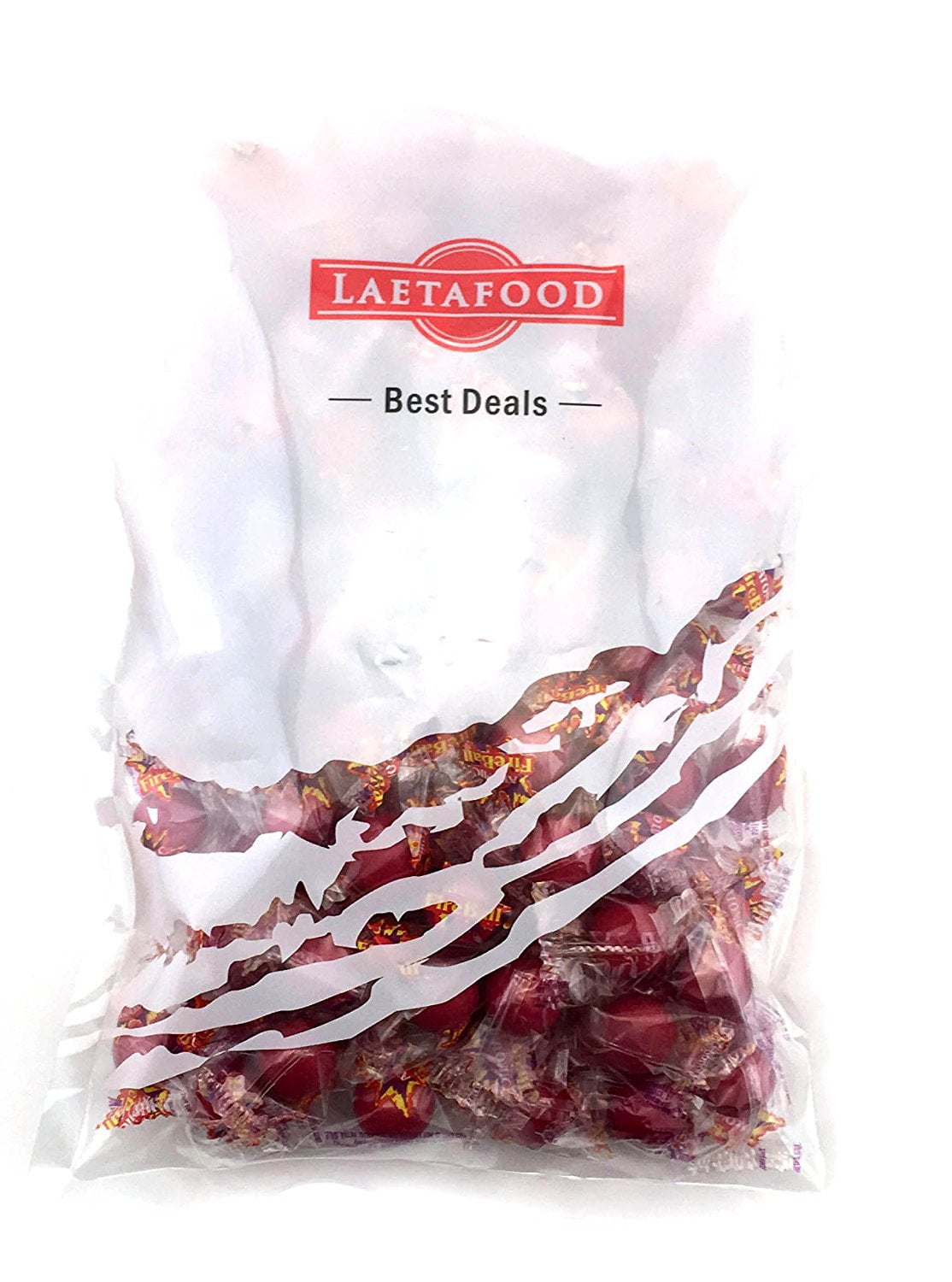 Atomic Fireballs Cinnamon Flavored Jawbreakers Hard Candy, Small (Pack of 2 Pounds) Walmart