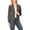 Charcoal, variant on Women's Casual Long Sleeves Office Workwear Solid Blazer Jacket