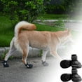 thumbnail image 1 of Durable Lightweight Traction Dog Booties Indoor Outdoor Stocking Style Shoes for Small Medium 4PCS, 1 of 5