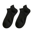 thumbnail image 3 of TANGNADE Mens Ankle Socks Men's Thin Breathable And Sweat Absorbing Low Top Summer Shallow Mouth Cotton Socks Black, 3 of 3
