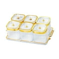 thumbnail image 5 of WeiLaiKeQi Condiment Jar with Tray 6 Grids Condiment Canisters for Candy Condiment Clear, 5 of 9