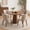 Camel, variant on Memoryfield Dining Chairs Set of 2, Linen Upholstered Chairs, Thick Seat Cushion, Curved Back Support, for Dining Room Kitchen Living Room, Camel
