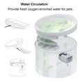 thumbnail image 2 of CEESC Cat Fountains, 2.5L Automatic Drinking Fountain for Cats and Dogs, Ultra Quiet Cat Water Fountain with 3 Activated Carbon Filters, White, 2 of 5