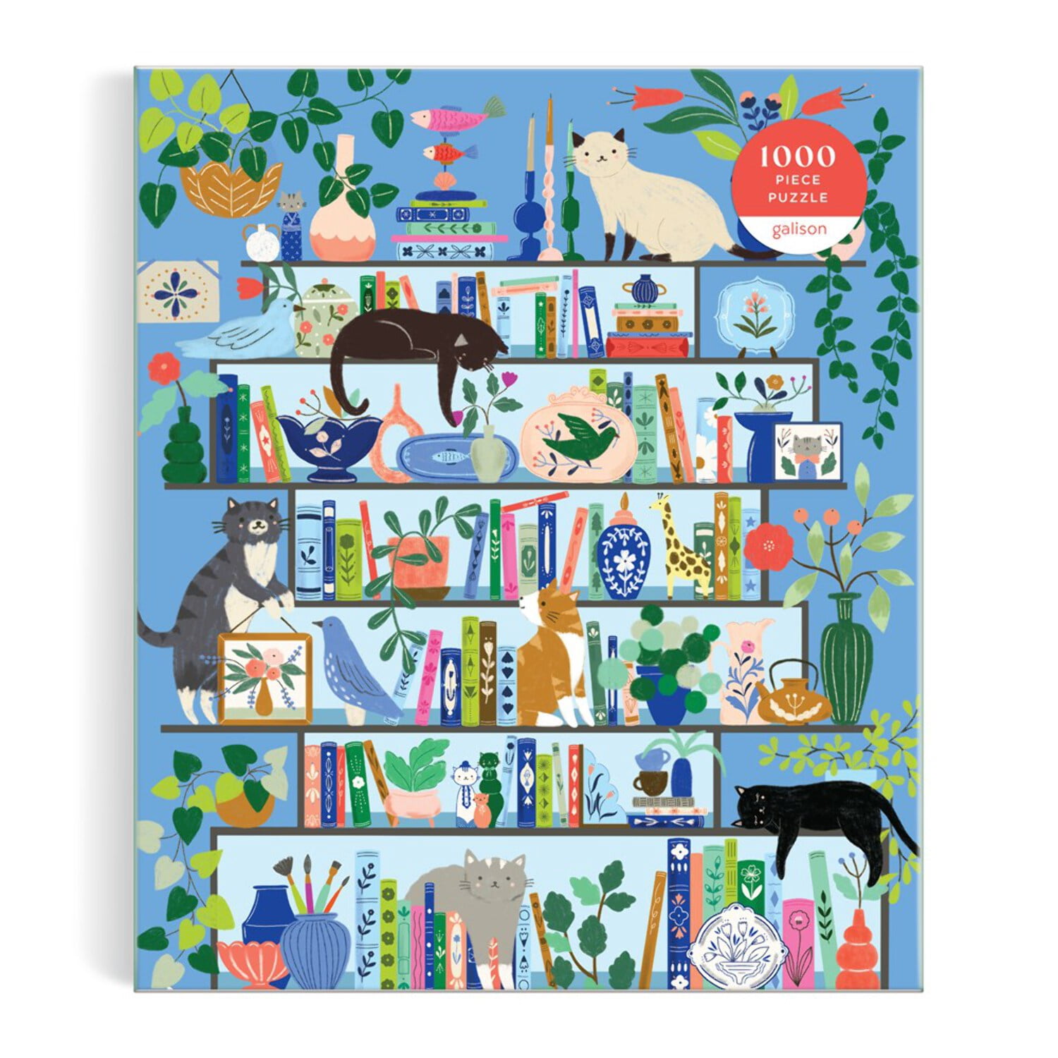 Galison, Purrfect Nook 1000 Piece Puzzle, Flora Waycott - Walmart.com