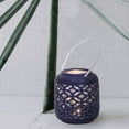 thumbnail image 3 of Flora Bunda 5.5In Led Birds Eye Ceramic Lantern, 3 of 3