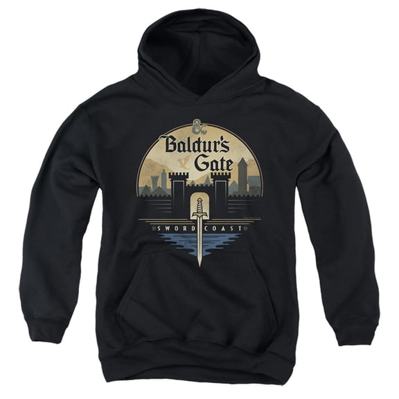 Dungeons and Dragons Baldur's Gate Kids Hoodie for Youth Boys and Girls
