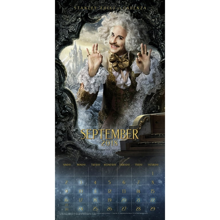 2018 Day Dream Beauty and The Beast Wall Calendar - Walmart.com