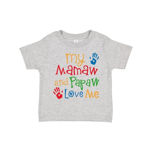 Inktastic Mamaw and Papaw Love Me Boys or Girls Toddler T-Shirt