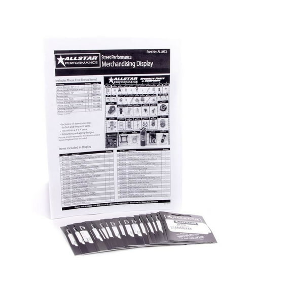 Allstar Performance Merchandising Display Components for ALL073