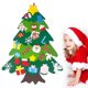 thumbnail image 1 of Diy fieltro árbol de Navidad Set adornos desmontables, regalos de Navidad para niños, 11 Feliz Sencillez, 1 of 5